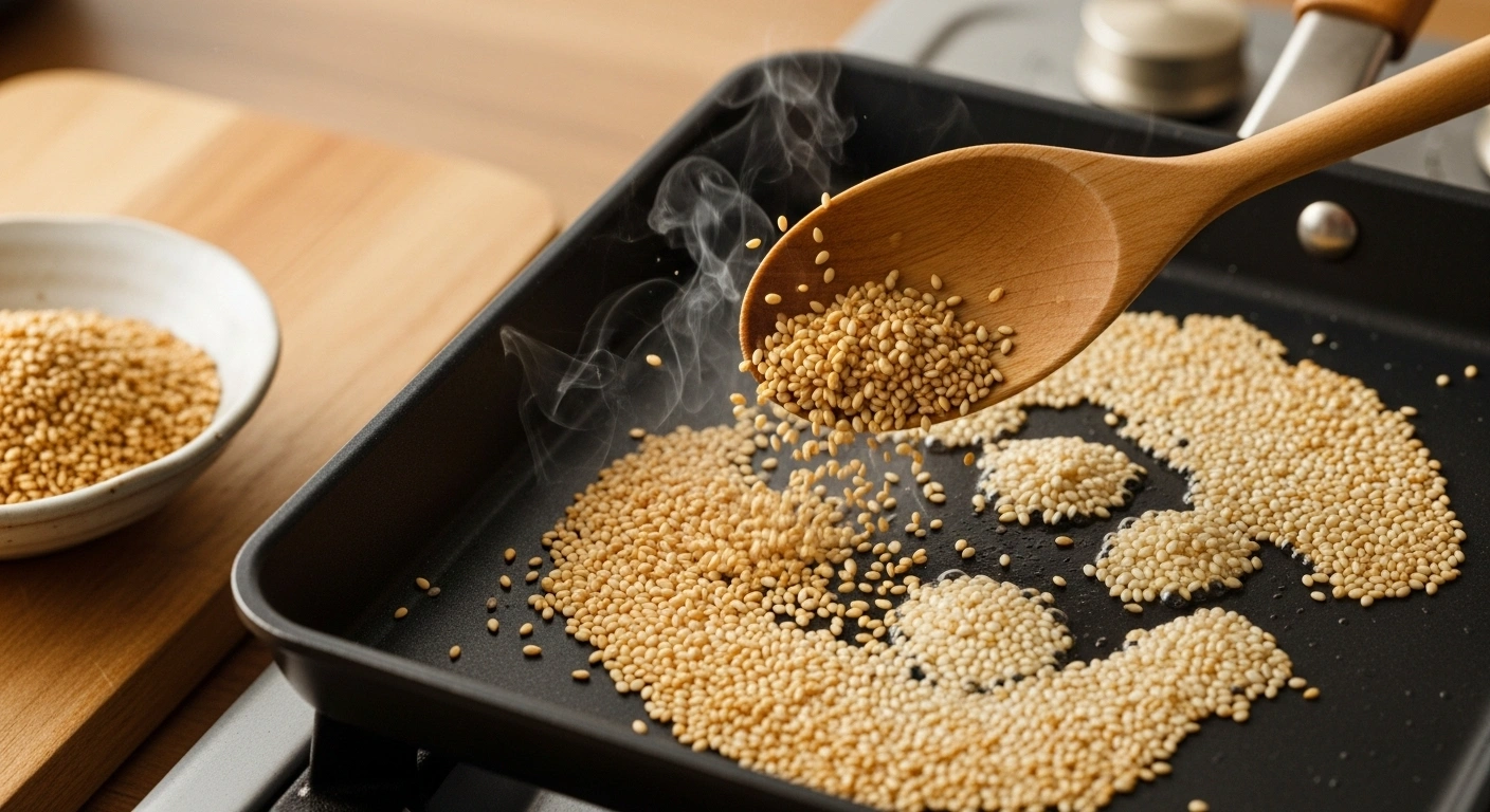 Toast Sesame Seeds