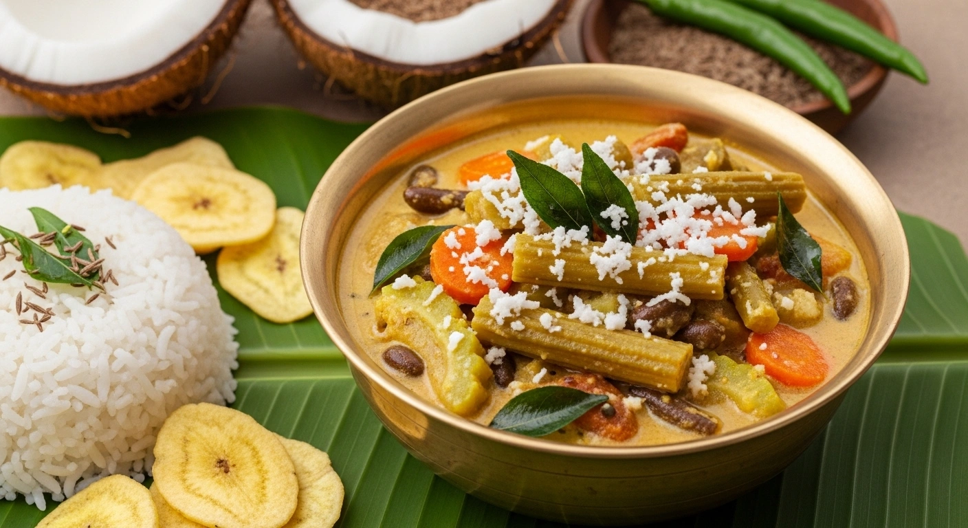 Avial (Kerala-Style Mixed Vegetable Curry)