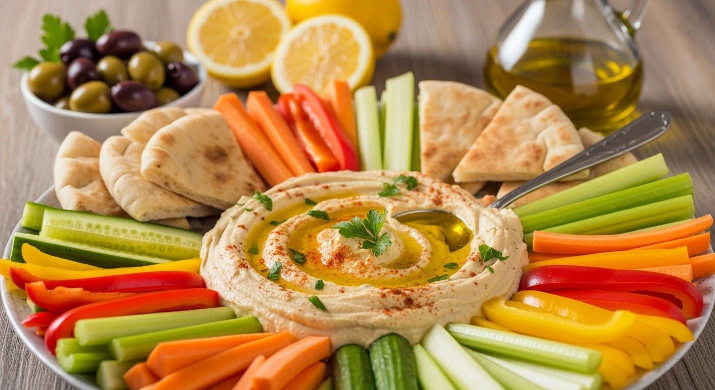 Serve with pita bread, lavash, vegetable sticks, or use as a spread in wraps and sandwiches.
