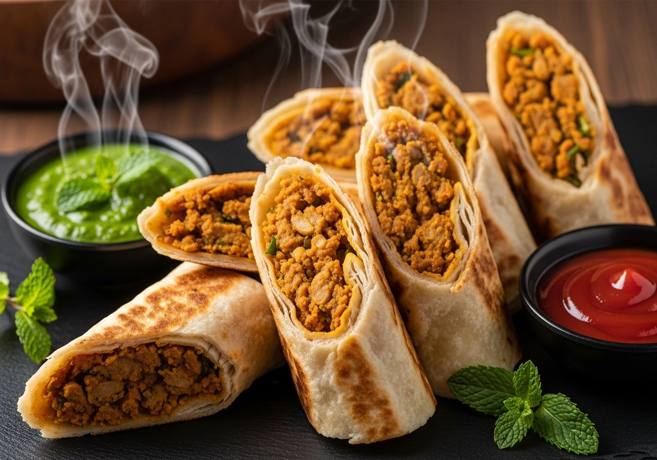 Soya Kebab Rolls