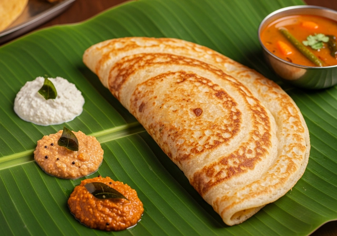 Pesarattu (Andhra Moong Dal Dosa)