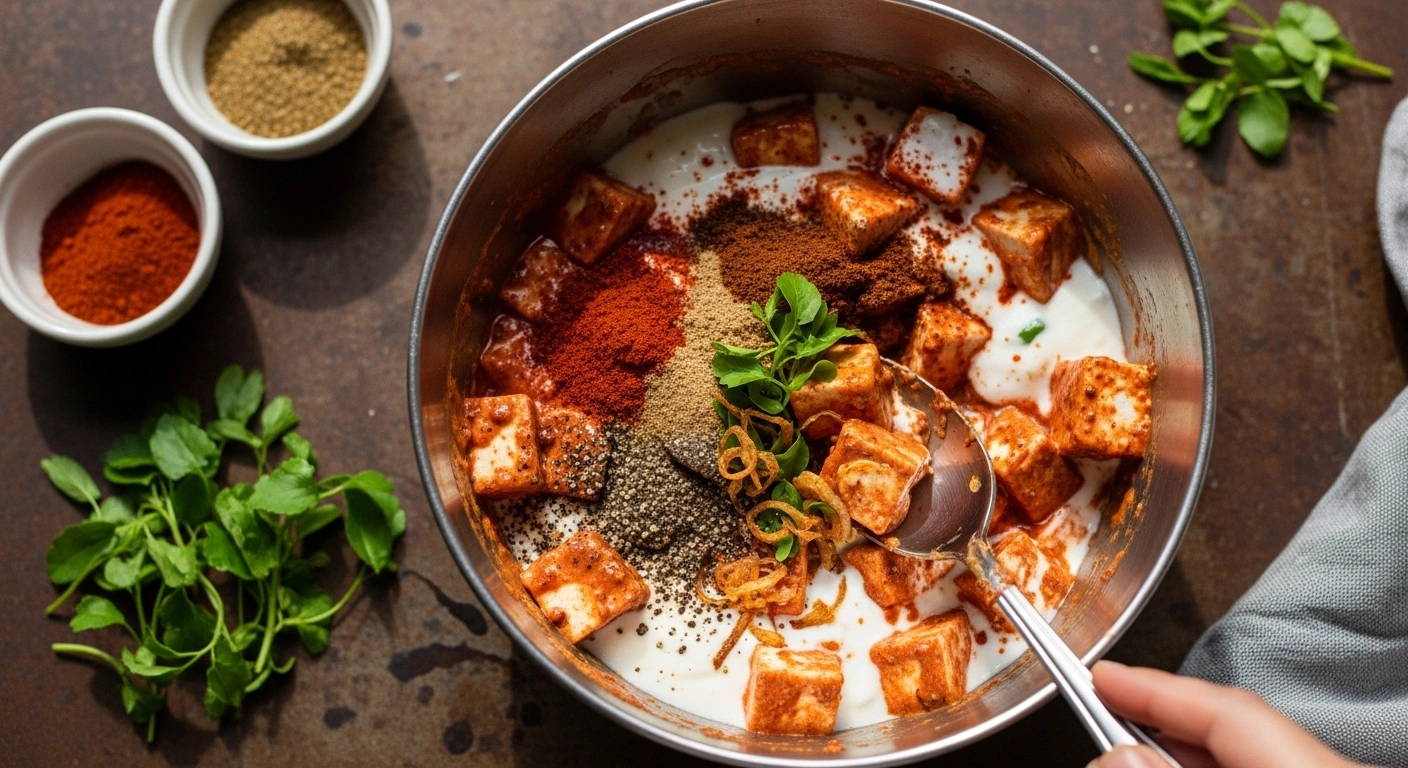 Marinate the Paneer