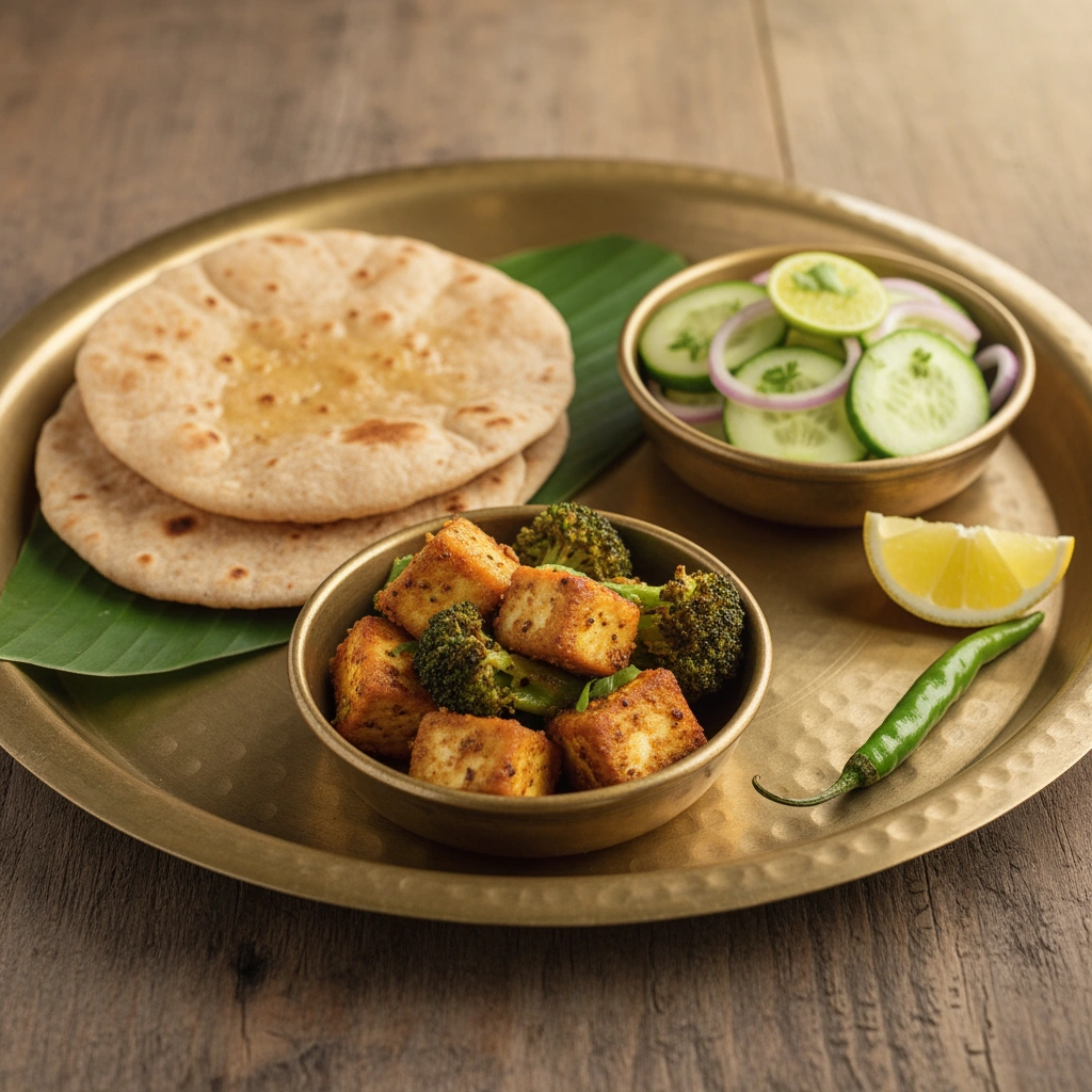 Served Warm along with roti/bread