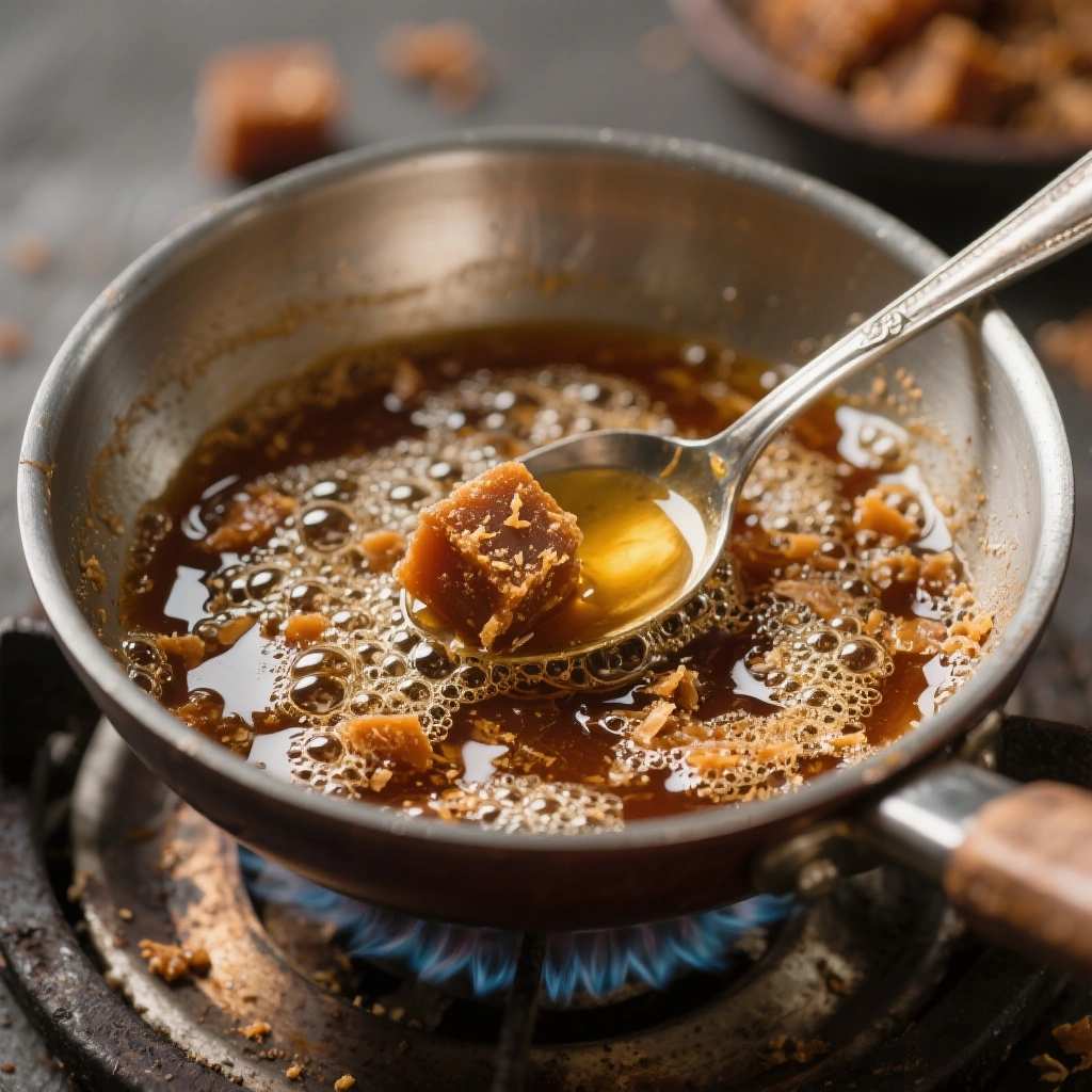 Melting the Jaggery