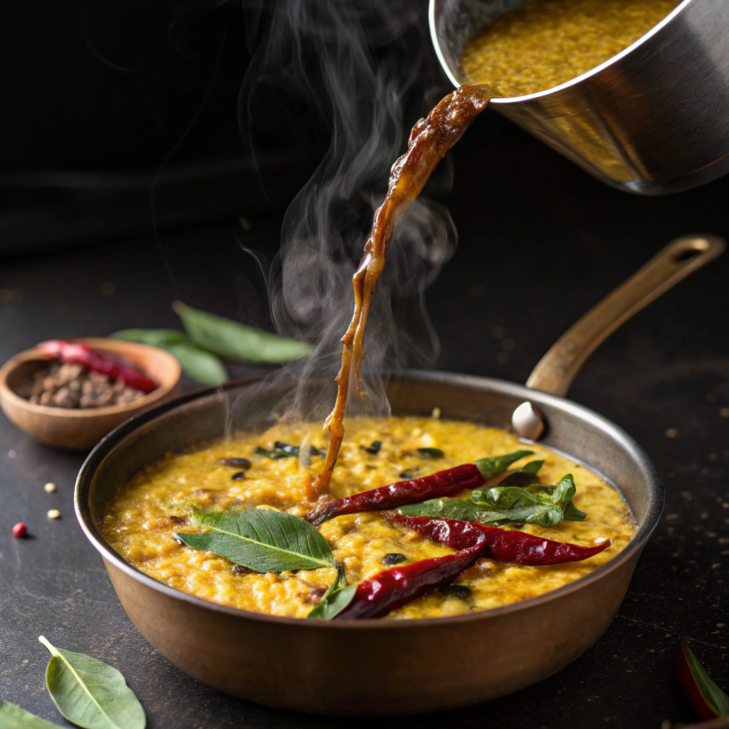 Adding the tadka
