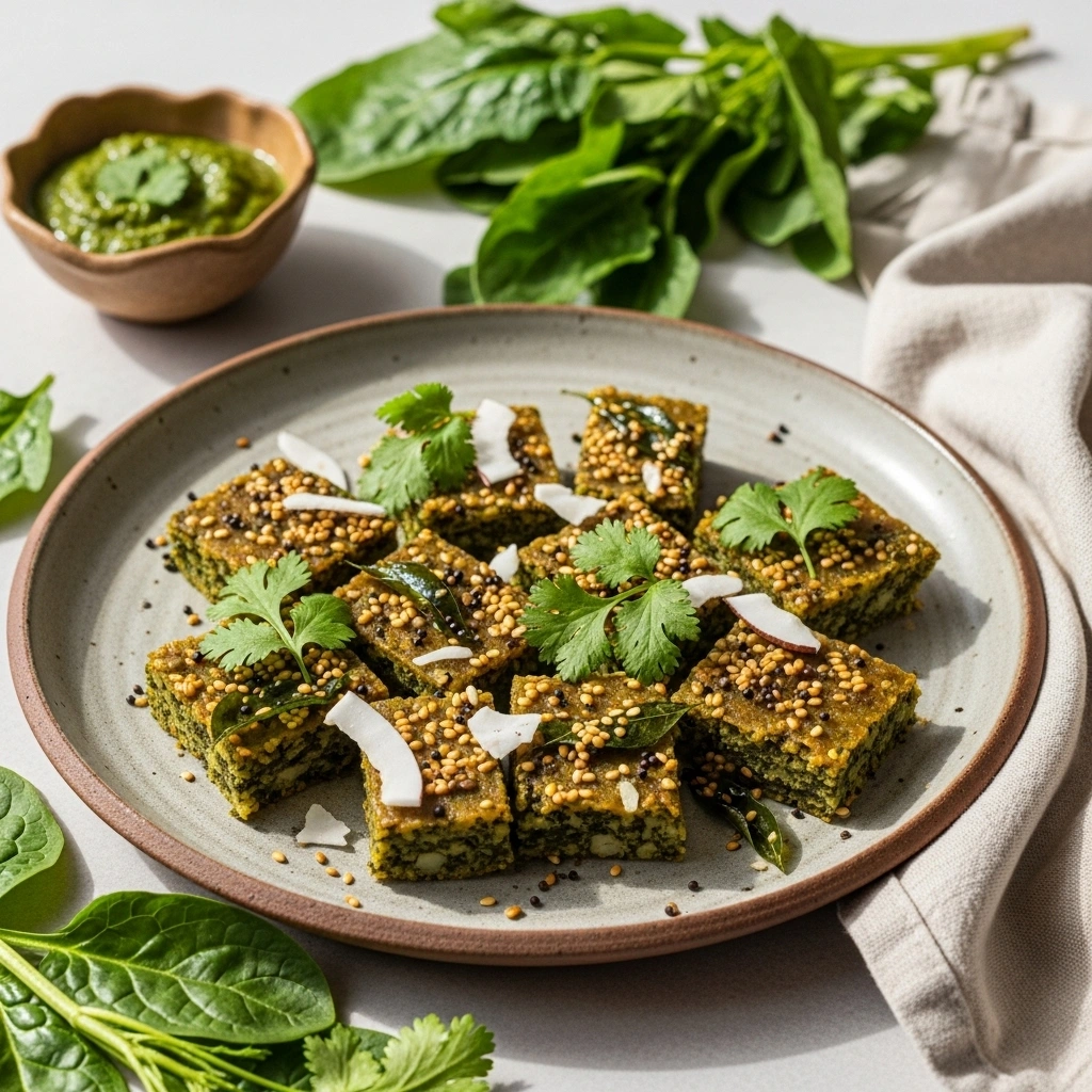 Palak Methi Muthia