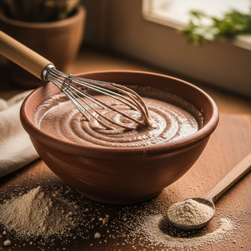 Mixing the Ragi malt