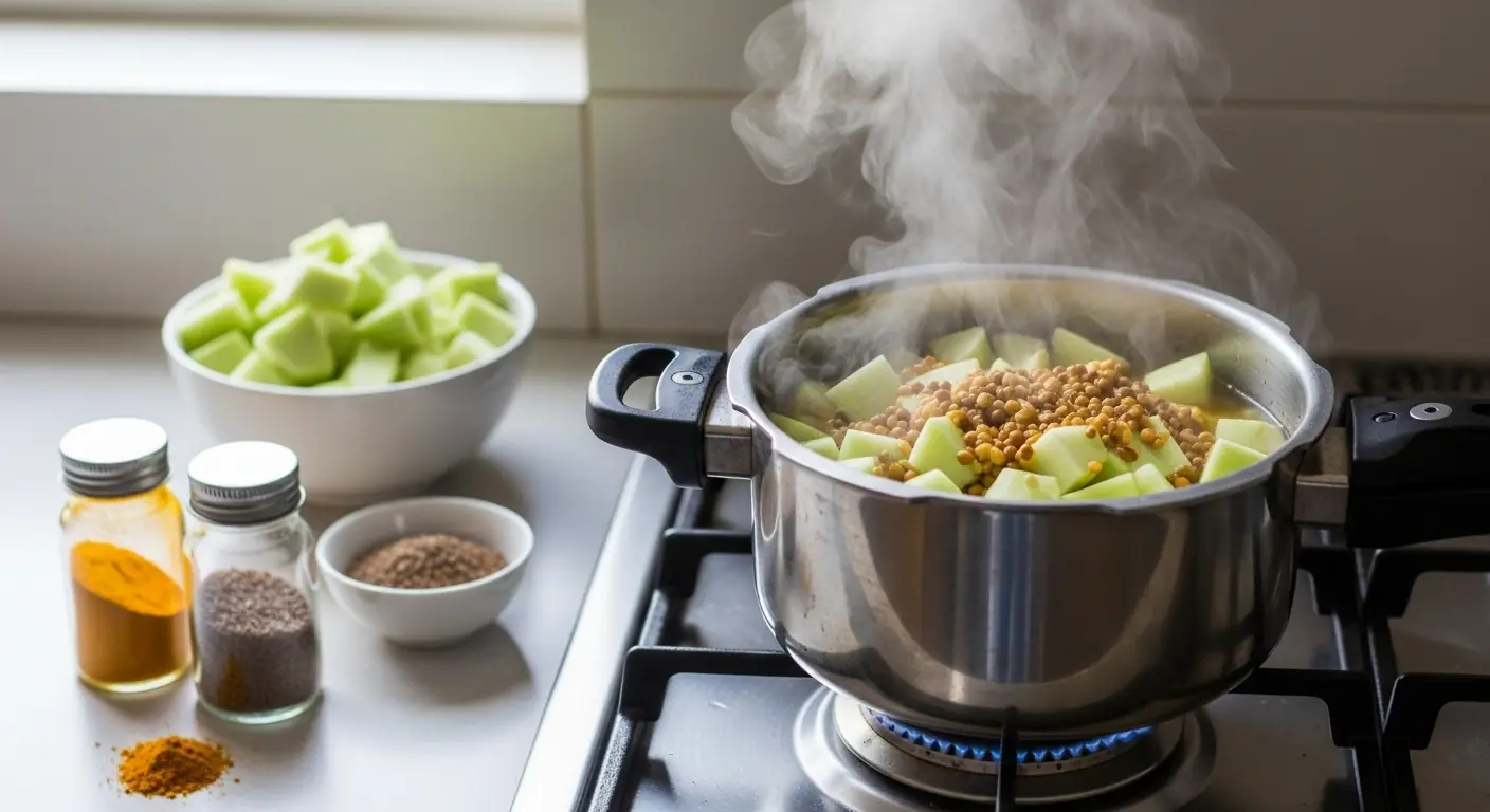 Pressure Cook the dal