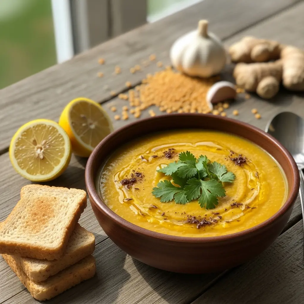 Served Moong Dal