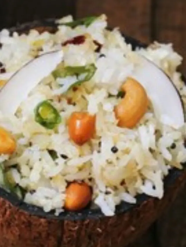 Steps To Make Thengai Sadam On An Induction Stove